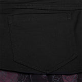 Squares printing  Print Hem Mid-waist Skirt