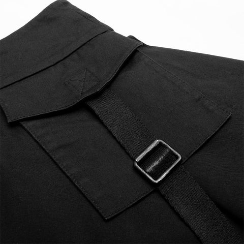 Gothic stitching dark mini skirt