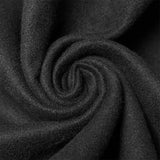 Dark Loose Irregular Woolen Coat