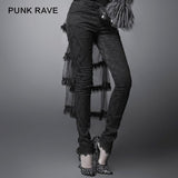 Fashion Ladies Gothic Pants With Decorative Pattern For Women