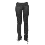 Fashion Ladies Gothic Pants With Decorative Pattern For Women