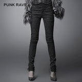 Fashion Ladies Gothic Pants With Decorative Pattern For Women