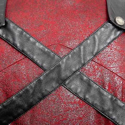 Fashion Chinchilla Leather Punk Coat