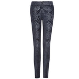 Fashion Black Ladies Punk Pants For Women