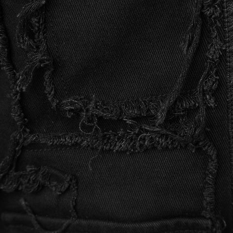 Long Leather Punk Coat With The Warm Black Fur Collar For Men