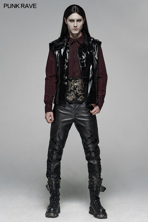 Punk Elastic PU Leather Pants