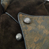 Military Cape Style Modern Gothic Trench Coats For Men