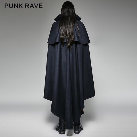 Luxury Gothic Trench Coats With Pattern Like Vampire Count Cape