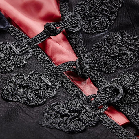 Luxury Gothic Trench Coats With Pattern Like Vampire Count Cape