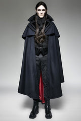 Luxury Gothic Trench Coats With Pattern Like Vampire Count Cape