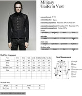 Military Uniform Combat Tactical Punk Vest