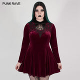 Goth dark night vines dress