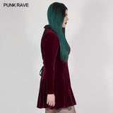 Goth dark night vines dress