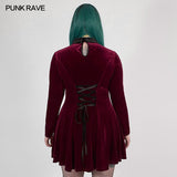Goth dark night vines dress