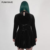 Goth dark night vines dress