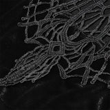 Goth dark night vines dress