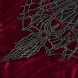 Goth dark night vines dress