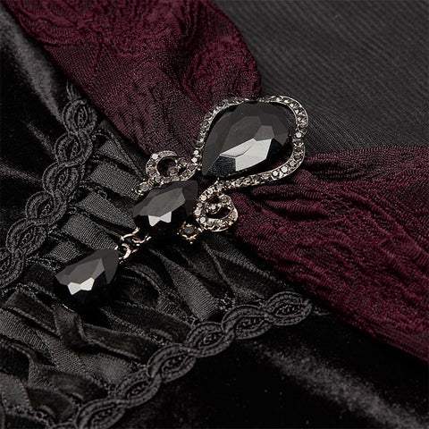 Black feather horizontal neck dress