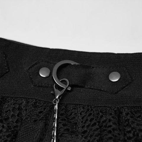 Dark night Gothic Lace Skirt