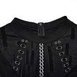 Goth long sleeve daily wear dress