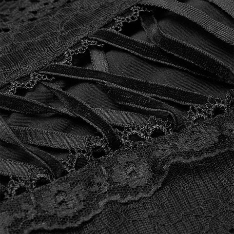 Gothic  gorgeous V-neck dress