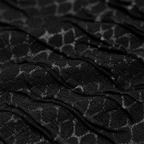 punk sexy cracked long-sleeved T-shirt