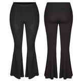 Dark Goth flared pants