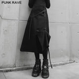 punk front centre open fork two wearing medium skirts