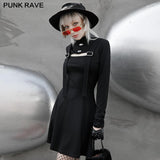 PUNK Stand Collar Dress