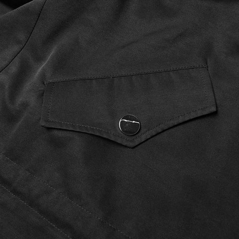 Lattice stitching Long jacket (with Waistline)