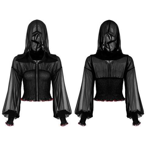 Chiffon tight waist short sunlight proof jacket