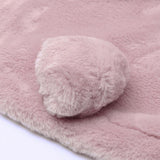 Cute ears drawstring cap short coat