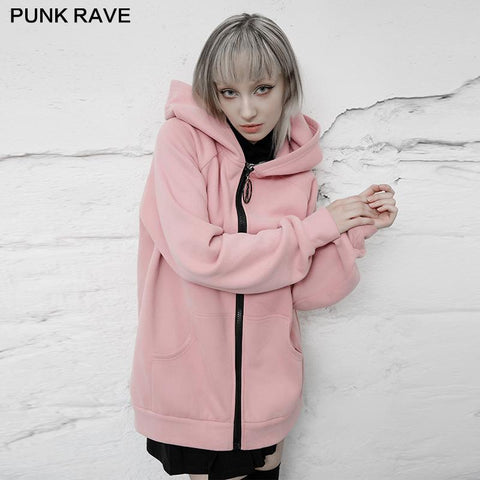 Dark rabbit print coat