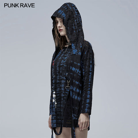 Gothic loose Print Long Sleeve T-Shirt