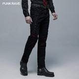 Punk Elastic Woven Long Pant