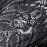Goth skinny skeleton print Leggings