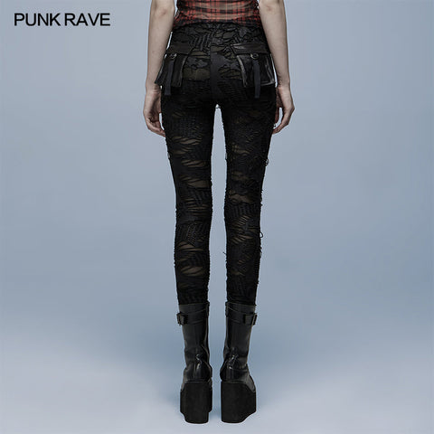 Daily Gothic Ragged Leggings