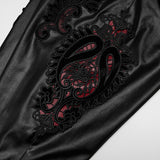 Gothic exquisite applique leggings