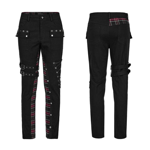 Handsome Punk spliced pants