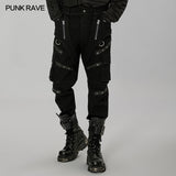 Punk patchwork pants