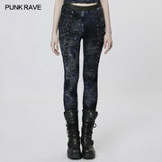 Goth decayed leggings