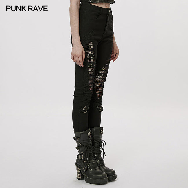 Goth Hollow-out Leggings