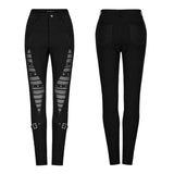 Goth Hollow-out Leggings