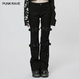 Goth Flared Long Pants