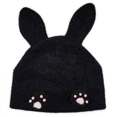 Cute claw print knitted hat