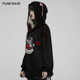Cute long ear loose hoodies