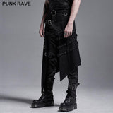 Punk asymmetrical overskirt