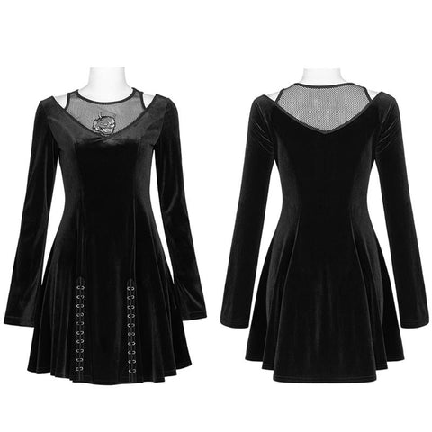 Dark prajna embroidery dress
