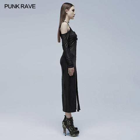 Goth Sexy split dress