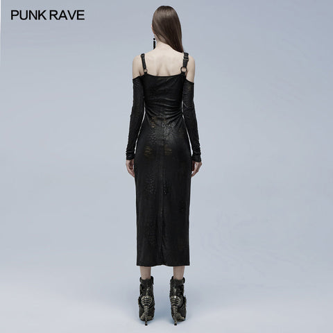 Goth Sexy split dress